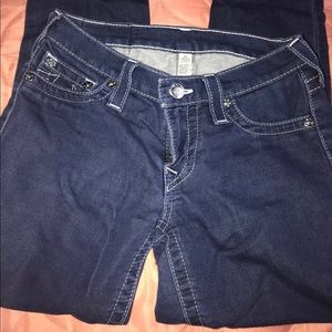 SKINNY Dark blue jeans